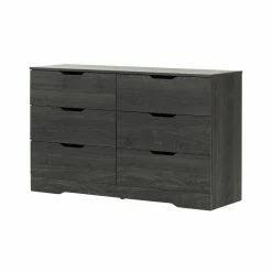 Buy โจ South Shore Holland 6 Drawer ๐ Dresser In Gray Oak ๐