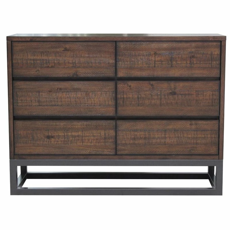 Wholesale ๐คฉ Pulaski Modern Industrial 3 Drawer ๐ Dresser In Brown ๐ - Image 2