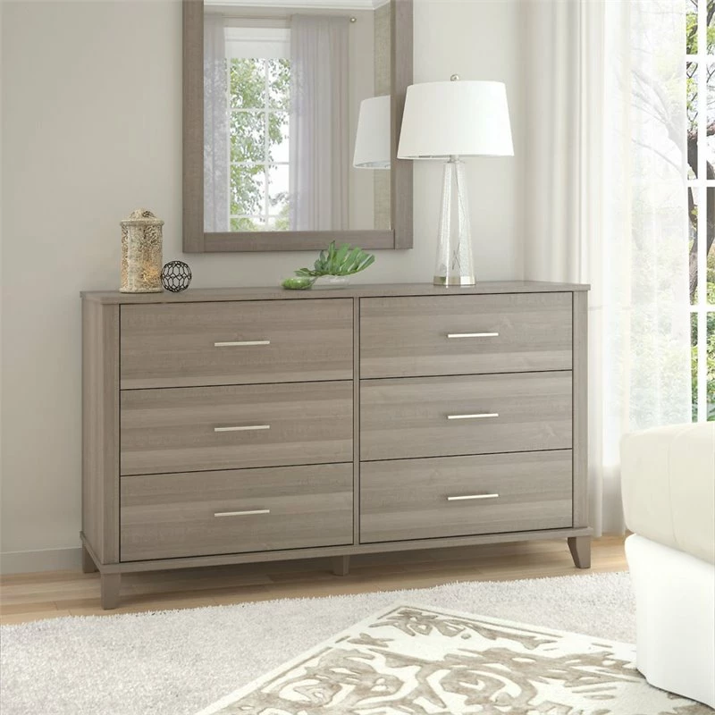 Best deal ❤️ Bush Furniture Somerset 6 Drawer 👗 Dresser In Ash Gray 😍 - Image 2