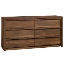 Buy โญ Sauder Harvey Park 6 Drawer ๐ Dresser In Grand Walnut ๐