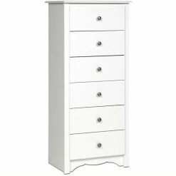 Flash Sale 😉 Kingfisher Lane 6 Drawer Lingerie Chest In White ✨