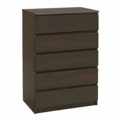 Deals 🛒 Atlin Designs 5-Drawer Chest In Coffee 🛒