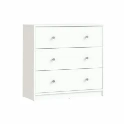 Promo 👏 Atlin Designs 3 Drawer Chest In White 🤩