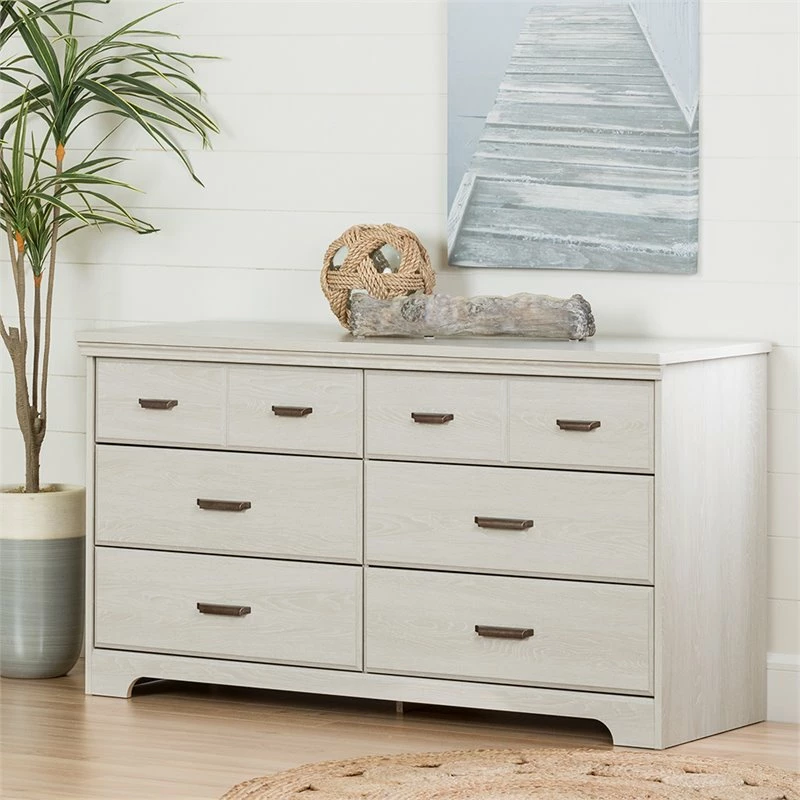Deals โ South Shore Versa 6 Drawer Double ๐ Dresser In Winter Oak ๐ - Image 2