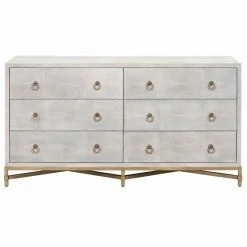 New โจ Star International Furniture Traditions Strand 6-Drawer Resin ๐ Dresser In White ๐ฅ