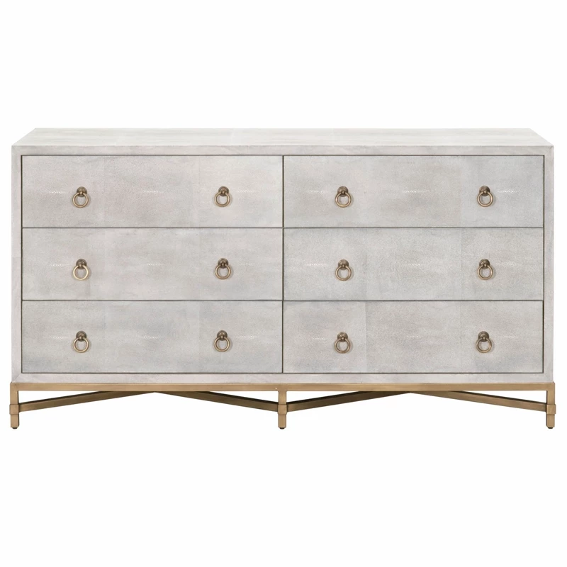 New โจ Star International Furniture Traditions Strand 6-Drawer Resin ๐ Dresser In White ๐ฅ