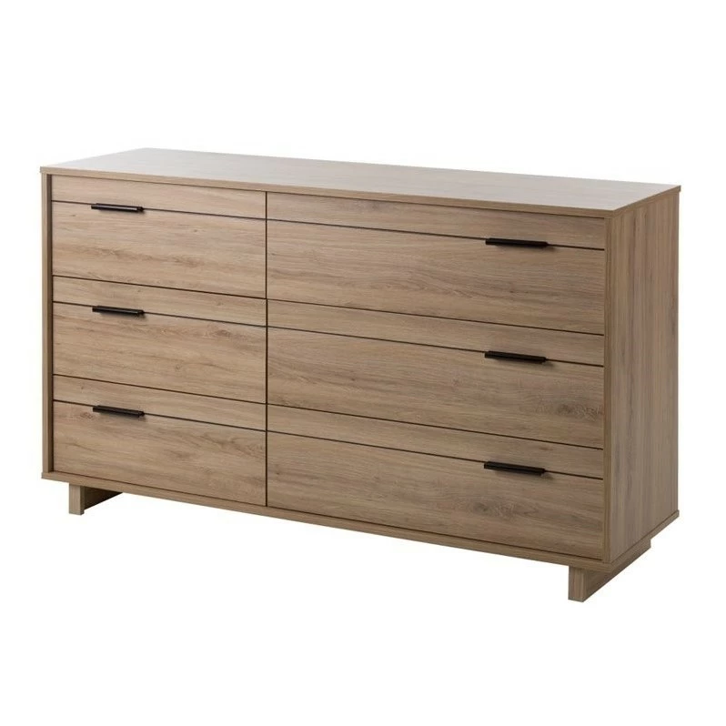 Coupon ๐ฅ South Shore Fynn 2 Piece 6 Drawer ๐ Dresser And 2 Drawer Nightstand Set In Rustic Oak โญ - Image 2
