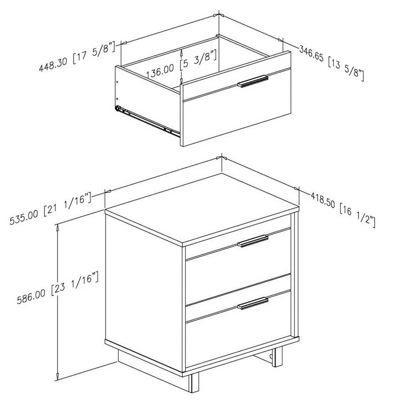 Coupon ๐ฅ South Shore Fynn 2 Piece 6 Drawer ๐ Dresser And 2 Drawer Nightstand Set In Rustic Oak โญ - Image 8