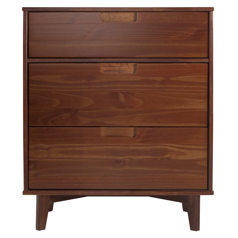 Top 10 ๐คฉ Walker Edison 3 Drawer Mid Century Modern Wood ๐ Dresser - Walnut โจ - Image 3