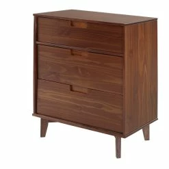 Top 10 ๐คฉ Walker Edison 3 Drawer Mid Century Modern Wood ๐ Dresser - Walnut โจ