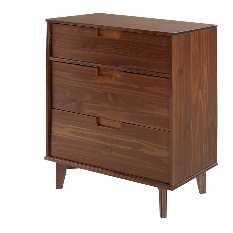 Top 10 ๐คฉ Walker Edison 3 Drawer Mid Century Modern Wood ๐ Dresser - Walnut โจ