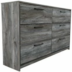 Flash Sale 🥰 Ashley Furniture Baystorm 6 Drawer Double 👗 Dresser In Smokey Gray 🎁