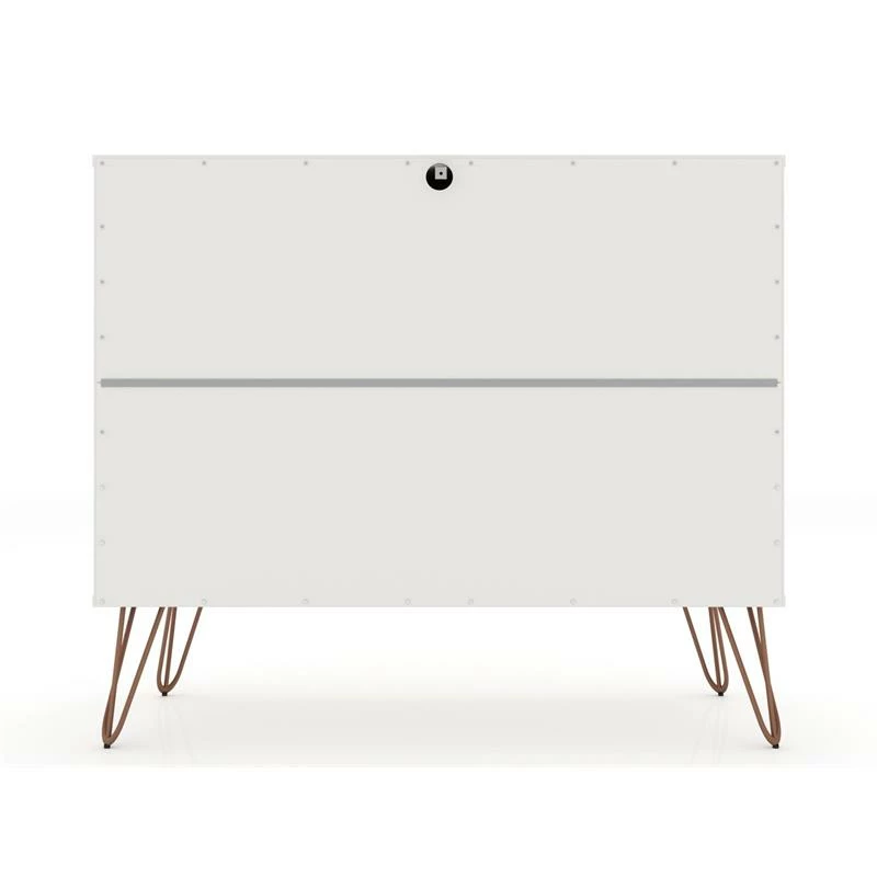 New 🛒 Manhattan Comfort Rockefeller Wood 👗 Dresser In White ✔️ - Image 6