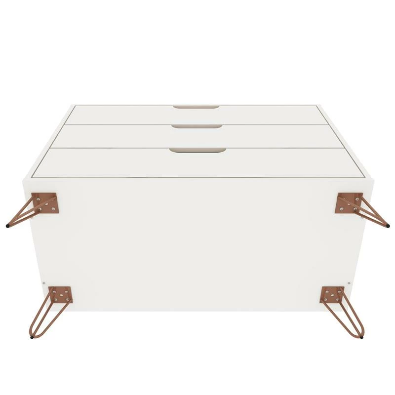 New 🛒 Manhattan Comfort Rockefeller Wood 👗 Dresser In White ✔️ - Image 8