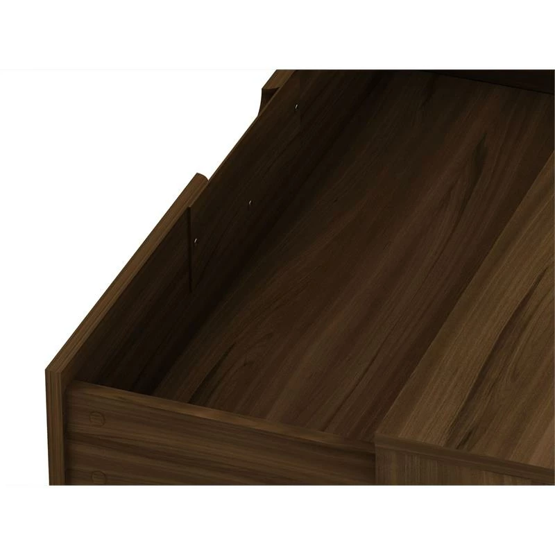 Budget โ๏ธ Manhattan Comfort Rockefeller Modern Sleek Wood 3-Drawer ๐ Dresser In Brown ๐ - Image 7