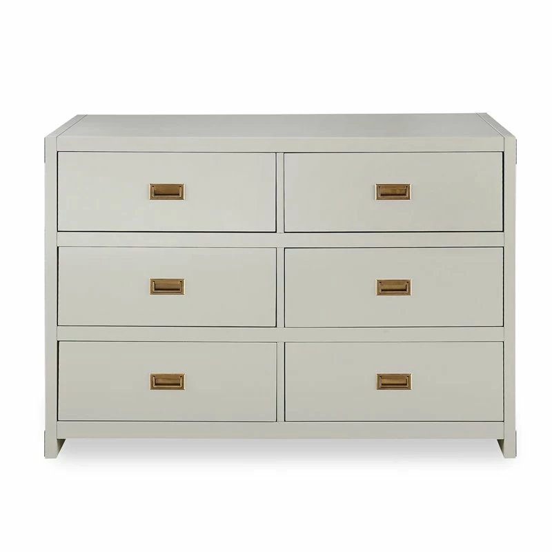 Outlet ๐ Dorel Asia Baby Relax Traditional Miles Wood 6-Drawer ๐ Dresser In Graphite Gray ๐