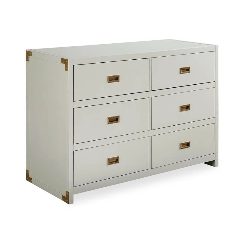 Outlet ๐ Dorel Asia Baby Relax Traditional Miles Wood 6-Drawer ๐ Dresser In Graphite Gray ๐ - Image 2