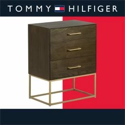 New โ๏ธ Tommy Hilfiger Franklin 3 Drawer ๐ Dresser Walnut ๐งจ