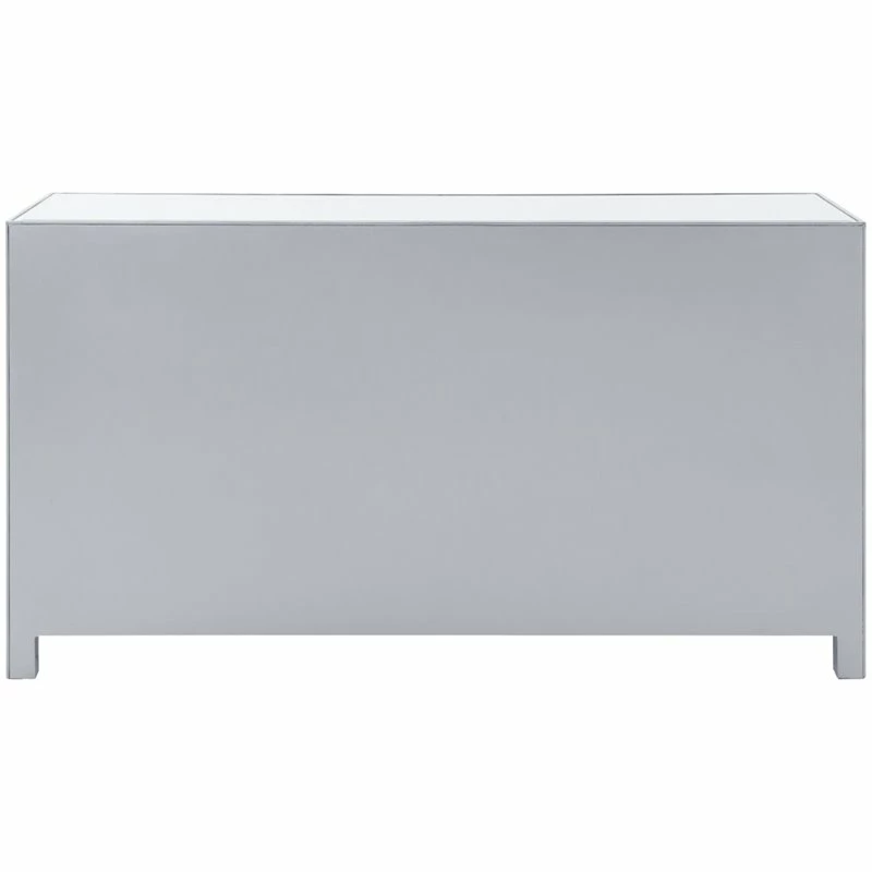 Budget 😍 Elegant Decor Reflexion 6 Drawer 60" Mirrored 👗 Dressser In Antique Silver ✨ - Image 6