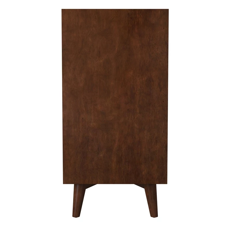 Wholesale ๐ Alpine Furniture Flynn Mid Century Wood 3 Drawer Accent Chest In Walnut (Brown) โค๏ธ - Image 7