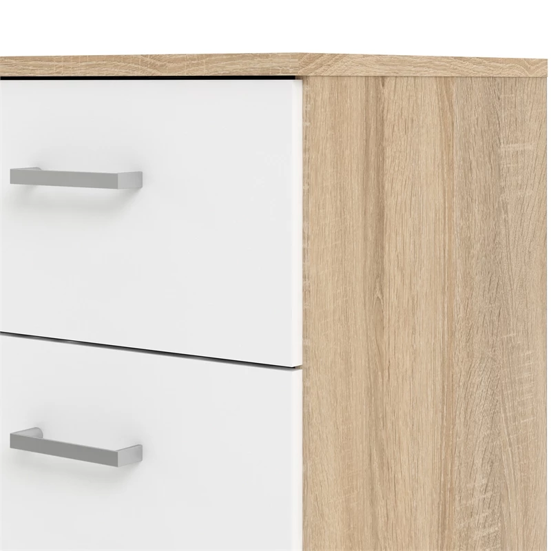 Buy ✔️ Home Square 2PC Set With 1 Double 👗 Dresser And 1 Chest In Oak And White ✔️ - Image 14