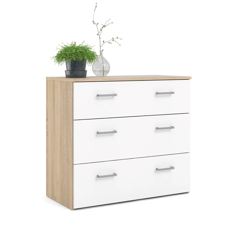 Buy ✔️ Home Square 2PC Set With 1 Double 👗 Dresser And 1 Chest In Oak And White ✔️ - Image 21