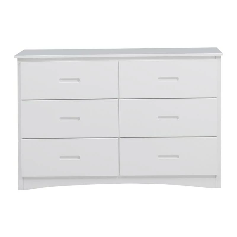 Coupon 👏 Lexicon Galen 48-inch 6 Drawers Transitional Wood 👗 Dresser In White 😉 - Image 3