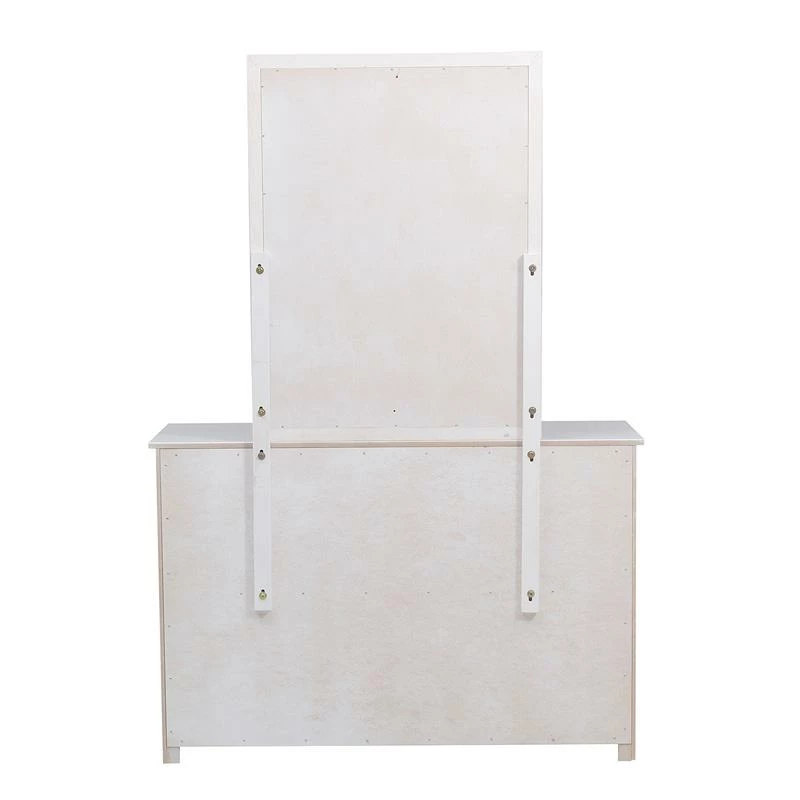 Coupon 👏 Lexicon Galen 48-inch 6 Drawers Transitional Wood 👗 Dresser In White 😉 - Image 7