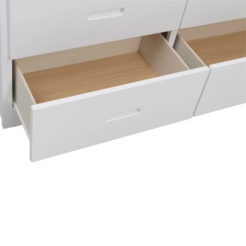 Coupon 👏 Lexicon Galen 48-inch 6 Drawers Transitional Wood 👗 Dresser In White 😉 - Image 9