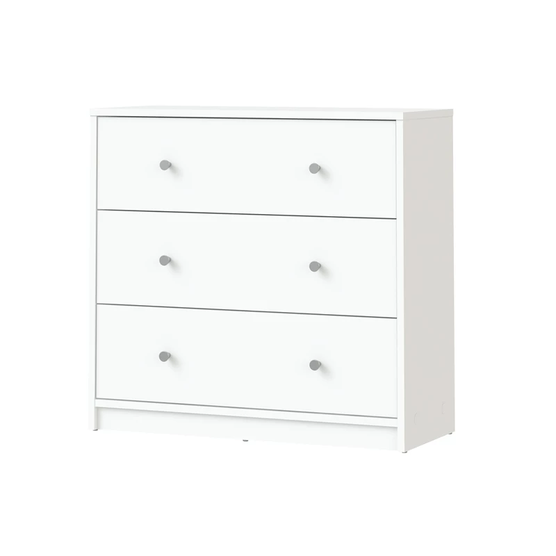 Brand new ⭐ Pemberly Row Contemporary Engineered Wood 3 Drawer Chest In White 😀 - Image 4