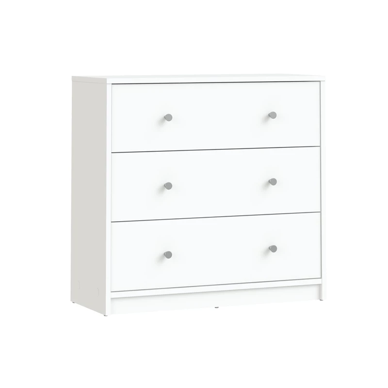 Brand new ⭐ Pemberly Row Contemporary Engineered Wood 3 Drawer Chest In White 😀 - Image 11