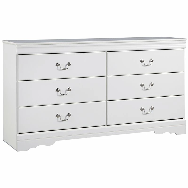 Discount ๐ฅ Bowery Hill 6 Drawer Double ๐ Dresser In White โ
