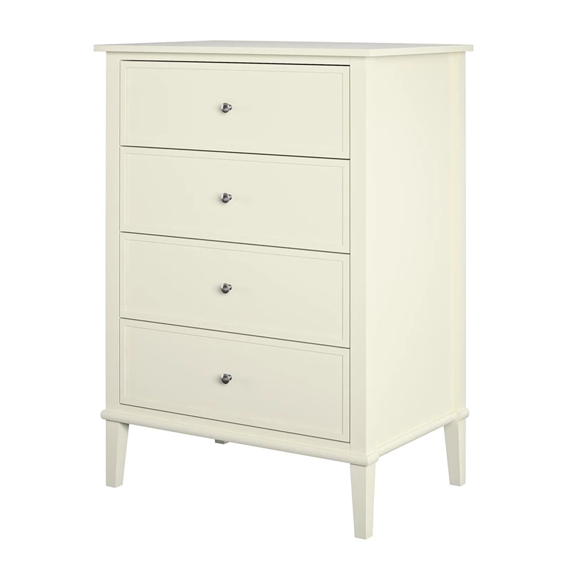 Promo ๐ Ameriwood Home Franklin 4 Drawer ๐ Dresser In Soft White โ
