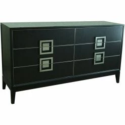 Best deal 🛒 Best Master Furniture Barbara 61" 6 Drawers Traditional Wood 👗 Dresser In Espresso 💯