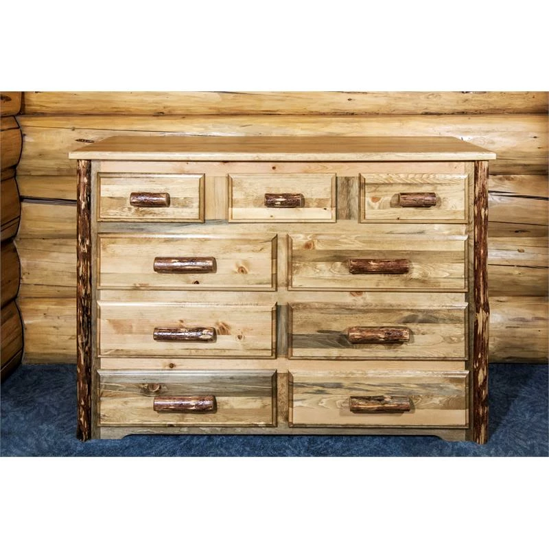 Coupon 🌟 Montana Woodworks Glacier Country Transitional Wood 👗 Dresser In Brown 🤩 - Image 2