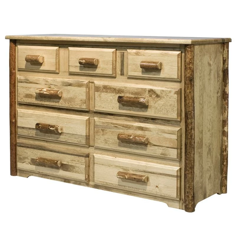 Coupon 🌟 Montana Woodworks Glacier Country Transitional Wood 👗 Dresser In Brown 🤩 - Image 3