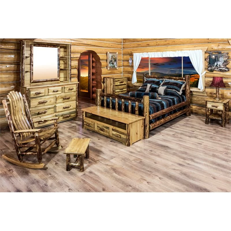 Coupon 🌟 Montana Woodworks Glacier Country Transitional Wood 👗 Dresser In Brown 🤩 - Image 7