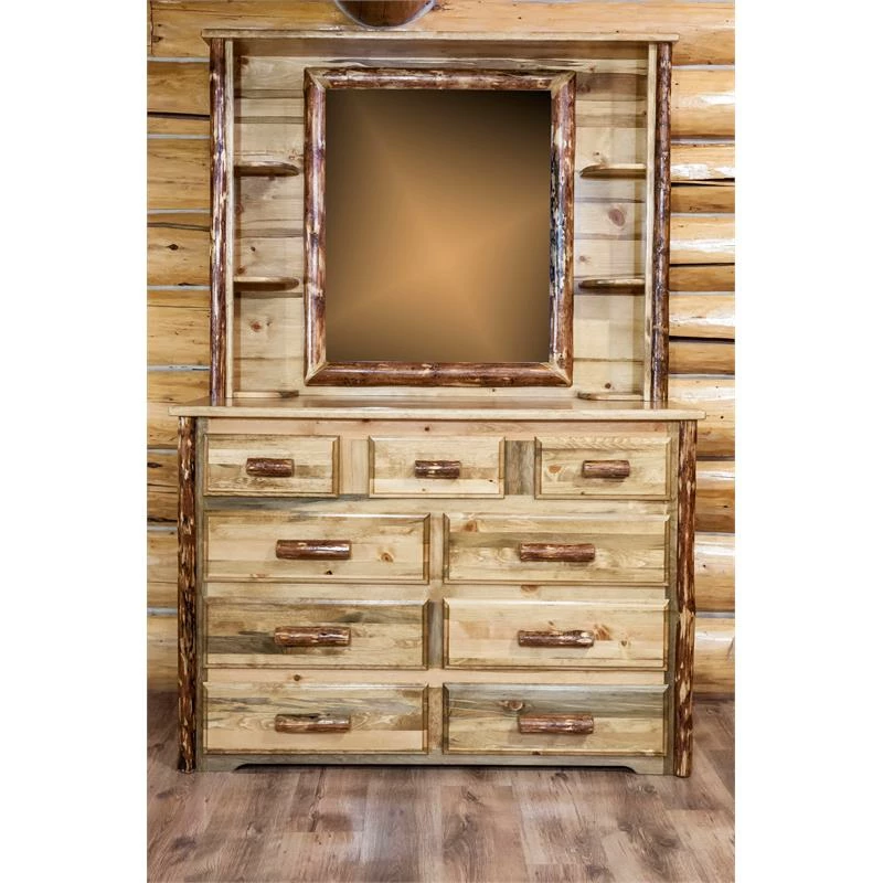 Coupon 🌟 Montana Woodworks Glacier Country Transitional Wood 👗 Dresser In Brown 🤩 - Image 8