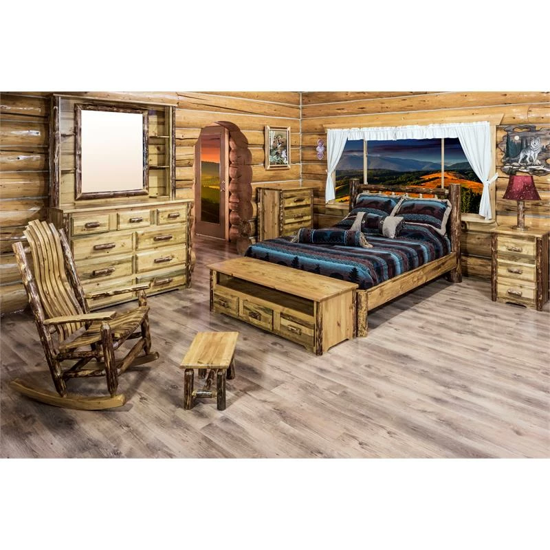 Coupon 🌟 Montana Woodworks Glacier Country Transitional Wood 👗 Dresser In Brown 🤩 - Image 9