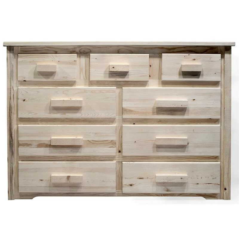 Promo ๐ Montana Woodworks Homestead Handcrafted Wood ๐ Dresser With 9-drawer In Natural ๐ - Image 4