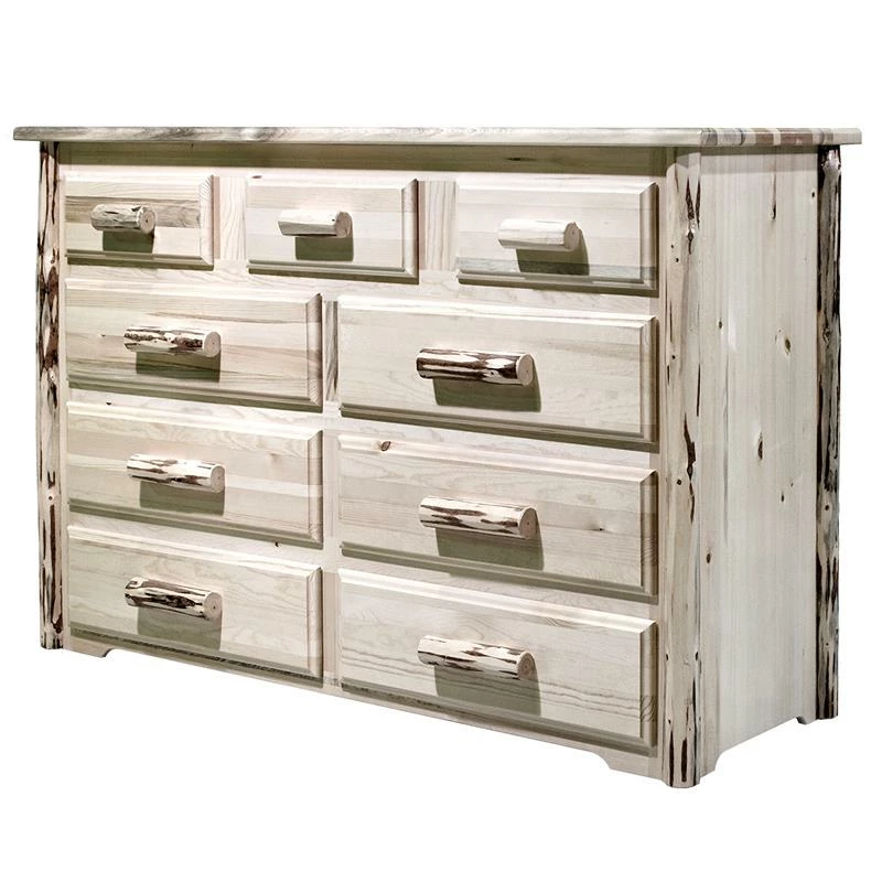 Cheap ⭐ Montana Woodworks 9 Drawers Transitional Wood 👗 Dresser In Natural 😍 - Image 3