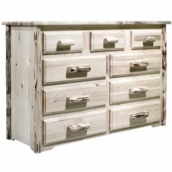 Cheap โญ Montana Woodworks 9 Drawers Transitional Wood ๐ Dresser In Natural ๐