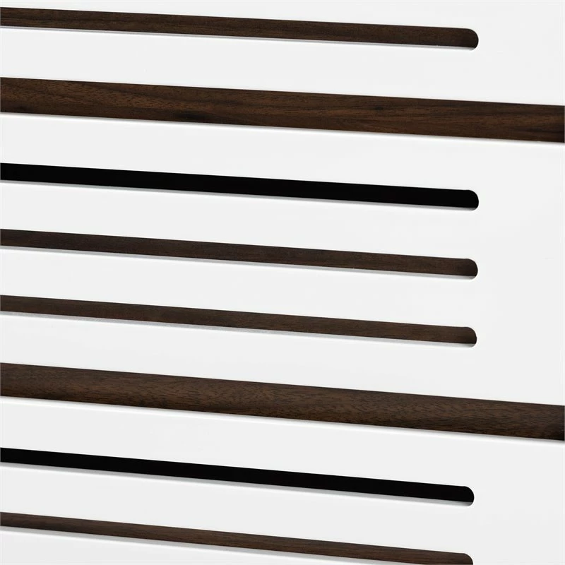 Best Pirce 😀 Hawthorne Collections 6 Drawer Wooden Double 👗 Dresser In Walnut And White 😉 - Image 5