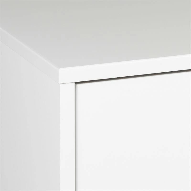 Outlet ❤️ Prepac Milo 4 Drawer Floating Wooden 👗 Dresser In White 🎁 - Image 9