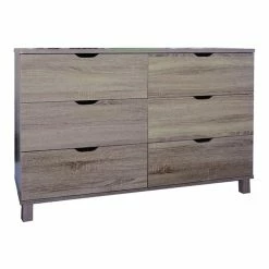Wholesale 🎉 Benjara 47.25" Transitional Wood 👗 Dresser With 6 Drawers In Brown 👏