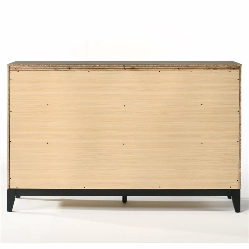 Best reviews of 🤩 Bowery Hill Metal And Wood Bedroom 👗 Dresser In Weathered Gray 😉 - Image 6