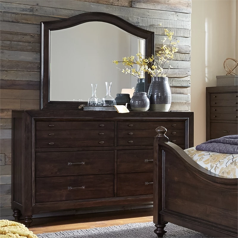 New ๐ฏ Bowery Hill 6 Drawer ๐ Dresser In Mahogany ๐ฅ - Image 3
