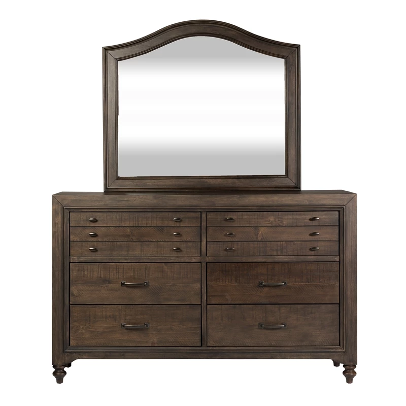 New ๐ฏ Bowery Hill 6 Drawer ๐ Dresser In Mahogany ๐ฅ - Image 4