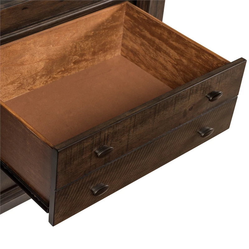 New ๐ฏ Bowery Hill 6 Drawer ๐ Dresser In Mahogany ๐ฅ - Image 9