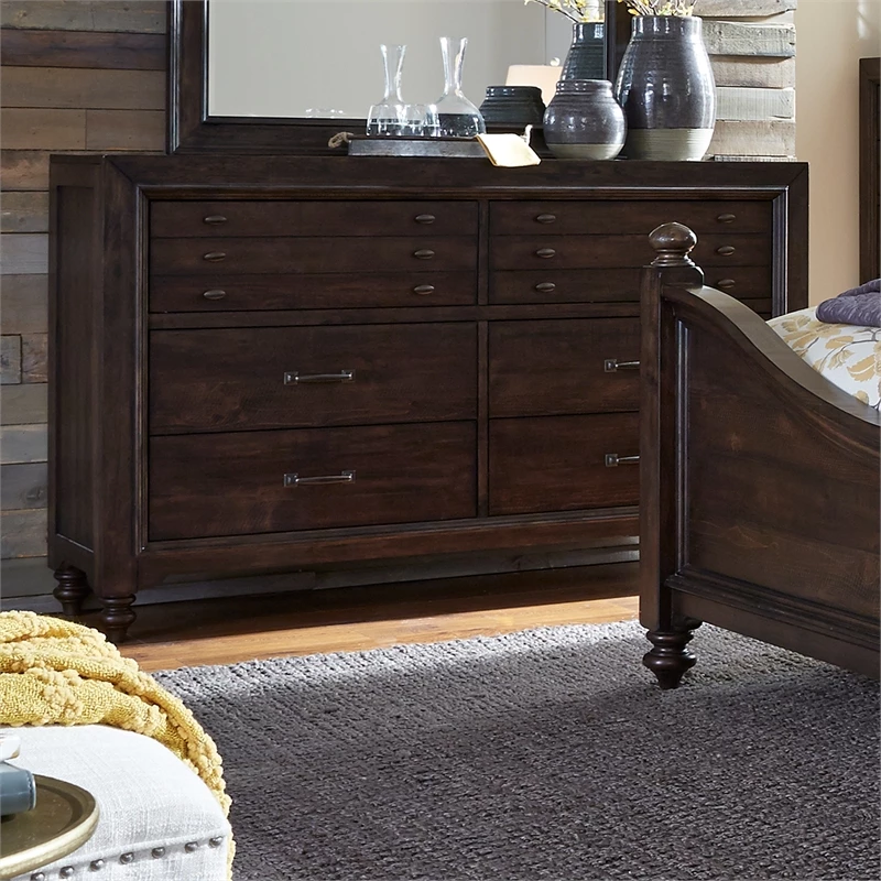 New ๐ฏ Bowery Hill 6 Drawer ๐ Dresser In Mahogany ๐ฅ - Image 10